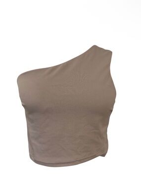 Lululemon One-Shoulder Crop Top - Taupe